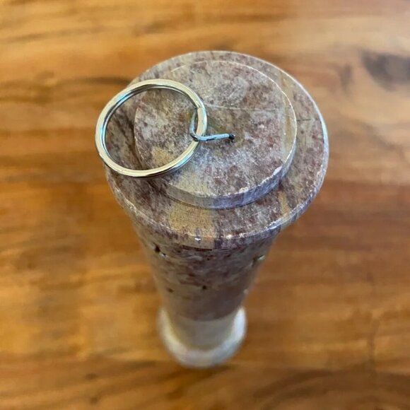 Soapstone Incense Burner 12in High Decorative Celestial Zodiac Moon Sun Marble - Picture 2 of 16